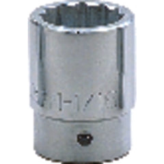7/16″ × 1 5/64″-3/8″ Drive-12 Point - Standard Socket - Industrial Tool & Supply