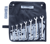 Wright Tool Fractional Combination Wrench Set -- 7 Pieces; 12PT Chrome Plated; Includes Sizes: 1/4; 5/16; 3/8; 7/16; 1/2; 9/16; 5/8"; Grip Feature - Industrial Tool & Supply