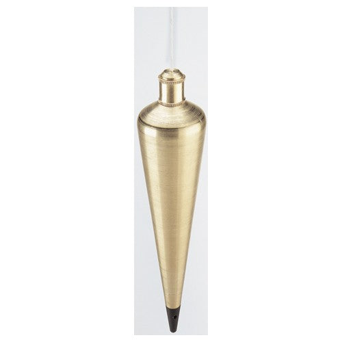 ‎800-8 8 Oz - Brass Plumb Bob - Industrial Tool & Supply