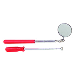 2 Piece - Telescoping Magnetic Pick-Up / Mirror Set - Industrial Tool & Supply