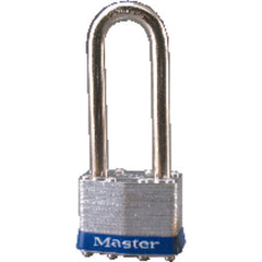 Commercial Steel Padlock 1 3/4″ Body Width; Keyed: Different; Silver - Industrial Tool & Supply