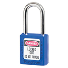 Xenoy Padlock - 1 1/2″ Body Width; Keyed: Different; Blue - Industrial Tool & Supply