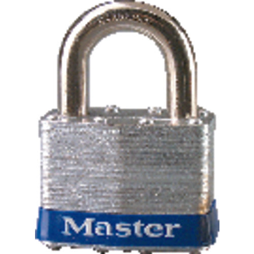 Commercial Steel Padlock 2″ Body Width; Keyed: Different; Silver - Industrial Tool & Supply