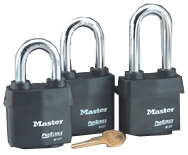 Hi-Vis Aluminum Padlock - 2-5/8'' Body Width; Keyed: Alike; - Industrial Tool & Supply