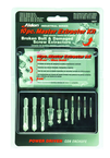 Removes #6 to #24 Screws; 10 pc. Kit - Screw Extractor - Industrial Tool & Supply