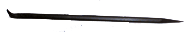 Straight and Offset Pinch Bar -- #459 10 lbs 36" Overall Length - Industrial Tool & Supply