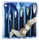 6 Piece Chisel Set -- 1/4 to 3/4'' Diameter - Industrial Tool & Supply