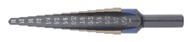 6-18mm Dia. - Bright Finish - HSS Step Drill - Industrial Tool & Supply