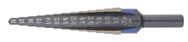 3/16-7/8 Dia. - TiN Coated - HSS Step Drill - Industrial Tool & Supply