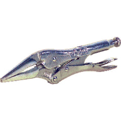 Vise-Grip Long Nose Locking Pliers with Wire Cutter - 6LN Plain Grip 2 1/4″ Capacity 6″ Long - Industrial Tool & Supply