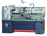 Geared Head Lathe - #KLS1440A - 14" Swing; 40" Between Centers; 3 HP Motor; D1-4 Camlock Spindle - Industrial Tool & Supply