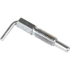 Lever type Steel Plunger 1/2″–13, Non-Locking, Zinc Plated Clear Chromate Finish - Industrial Tool & Supply