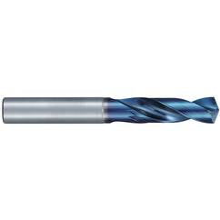 #2 Dia. × 6 mm Shank × 28 mm Flute Length × 66 mm OAL, Stub, 135°, Aqua Revo D, 2 Flute, External, Solid Carbide Drill - Industrial Tool & Supply
