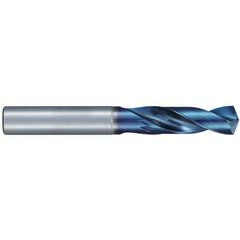 #2 Dia. × 6 mm Shank × 28 mm Flute Length × 66 mm OAL, Stub, 135°, Aqua Revo D, 2 Flute, External, Solid Carbide Drill - Industrial Tool & Supply