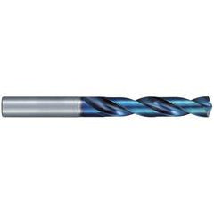 #7 Dia. × 6 mm Shank × 40 mm Flute Length × 82 mm OAL, Jobber, 135°, Aqua Revo D, 2 Flute, External, Solid Carbide Drill - Industrial Tool & Supply