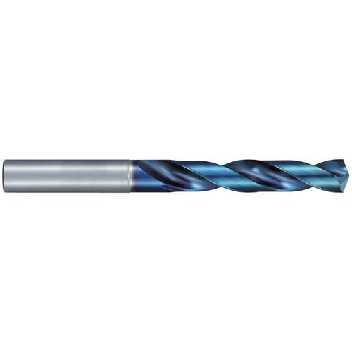 #7 Dia. × 6 mm Shank × 40 mm Flute Length × 82 mm OAL, Jobber, 135°, Aqua Revo D, 2 Flute, External, Solid Carbide Drill