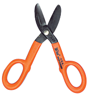 3'' Blade Length - 12-1/2'' Overall Length - Straight Cutting - Straight Patter Snips - Industrial Tool & Supply