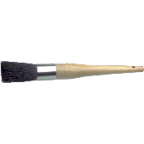 1/2″ × 3/8″ - Black China Bristle Oval Chip & Oil Industrial Hand Brush - Industrial Tool & Supply