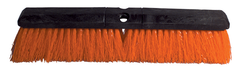 24" Orange Broom with Handle - Industrial Tool & Supply