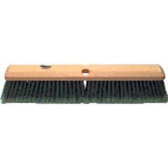 18″ - Maroon Heavy Perma Sweep Broom With Handle - Industrial Tool & Supply