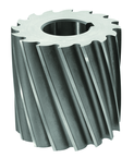 2-1/2 x 2-1/2 x 1 - HSS - Plain Milling Cutter - Light Duty - 14T - TiN Coated - Industrial Tool & Supply