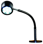 7 LED Spot Light  Dimmable  17" Flexible Gooseneck Arm  Magnetic Base - Industrial Tool & Supply