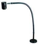 High Power LED Spot Light  Dimmable  25" Flexible Goose Arm  Magnet Base - Industrial Tool & Supply