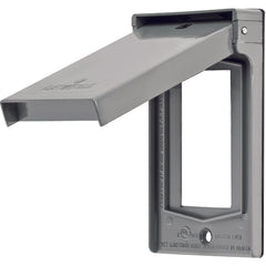 Weather Resistant Cover - Vertical - Gray - Industrial Tool & Supply