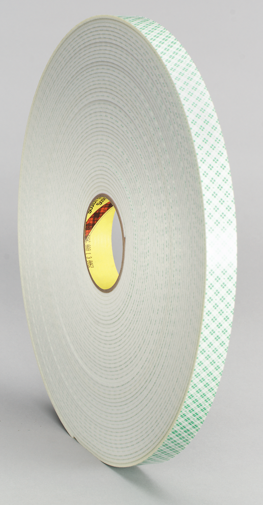 List 4008 1" x 36 yds - Heavy Duty Double Coated Urethane Foam Tape - Industrial Tool & Supply