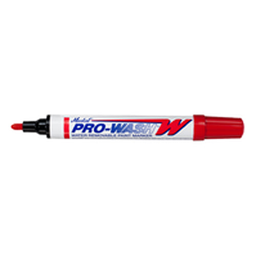 Pro Wash Marker W - Model 97032 - Red - Industrial Tool & Supply