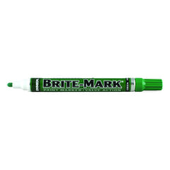 Brite-Mark Paint Marker - Oil Based - Green - Industrial Tool & Supply