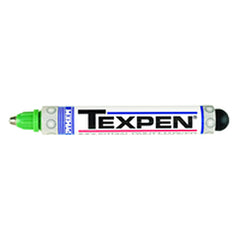 Texpen Medium Marker - Stainless Steel Ball Tip - Green - Industrial Tool & Supply