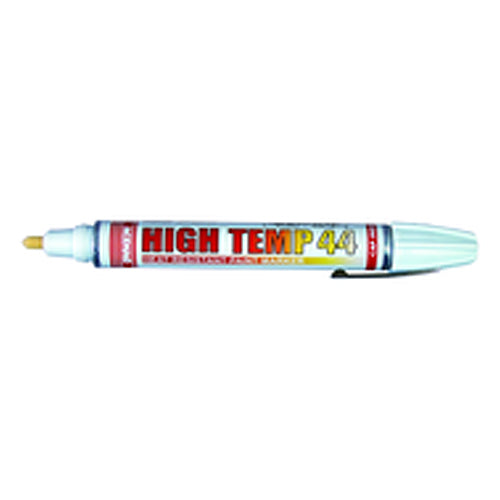 High Temperature AM 44 Marker - Felt Tip - White - Industrial Tool & Supply