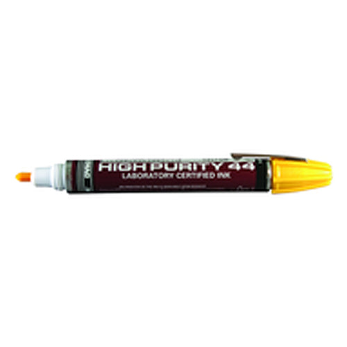 High Purity Marker - Felt Tip - Yellow - Industrial Tool & Supply