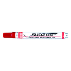 Sudz Off Marker - Medium - Red - Industrial Tool & Supply