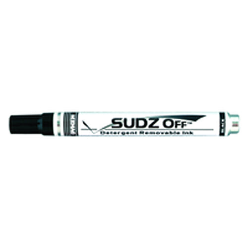 Sudz Off Marker - Medium - Black - Industrial Tool & Supply