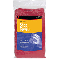 15″ × 15″ - Package of 25 - Shop Towels - Industrial Tool & Supply