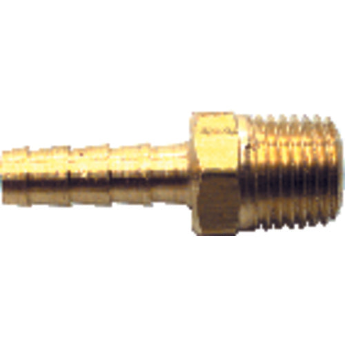 Model B0808–1/2″ Hose Inside Diameter–1/2″ MPT Thread - Hose Barb - Industrial Tool & Supply