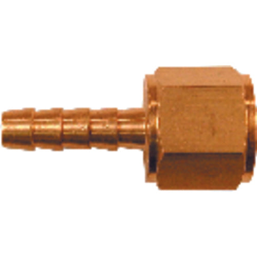 Model FR0606-P100–3/8″ Hose Inside Diameter–3/8″ FPT Thread - Hose Barb - Industrial Tool & Supply