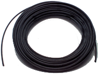 #NC0650100K - 3/8 OD - Black Nylon - Tubing-100 Feet per Reel - Industrial Tool & Supply