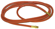 #0425 - 1/4'' ID x 25 Feet - 2 Male Fitting(s) - Air Hose with Fittings - Industrial Tool & Supply