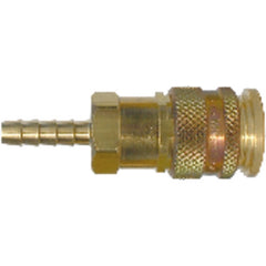 Model 1106–1/4″ Hose Barb–1/4″ Body Size - Megaflow High Flow Connector - Industrial Tool & Supply