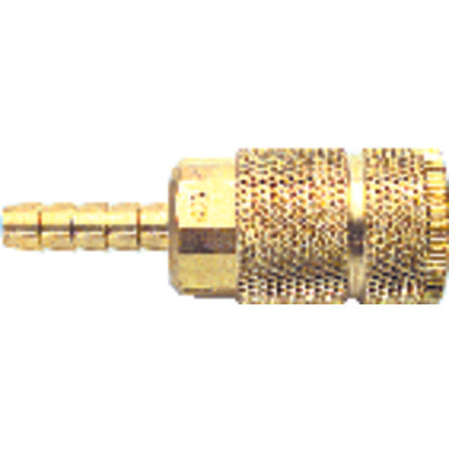 Model 598–3/8″ Hose Barb–1/4″ Body Size - Truflate Interchange Coupler - Industrial Tool & Supply