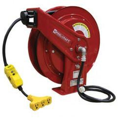 CORD REEL TRIPLE OUTLET GFCI - Industrial Tool & Supply