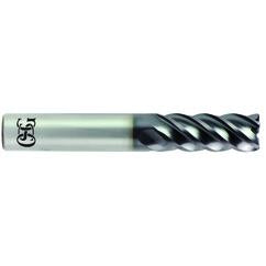 1/2 x 1/2 x 1-1/4 x 3-1/2 5Fl .015 C/R Carbide End Mill - TiALN - Industrial Tool & Supply