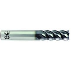 1/2 x 1/2 x 5/8 x 2-1/2 5Fl .030 C/R Carbide End Mill - TiALN - Industrial Tool & Supply