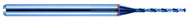 1.01mm Dia. - X 38mm OAL Carbide Micro Drill -Aqua Coated - Industrial Tool & Supply