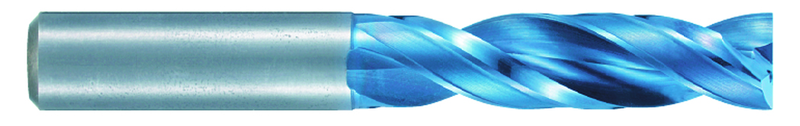 4.7mm Dia. - X 80mm OAL - 3XD-Carbide-Drill-Aqua EX Coated - Industrial Tool & Supply