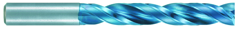 4mm Dia. - X 80mm OAL - 5XD-Carbide-Drill-Aqua EX Coated - Industrial Tool & Supply