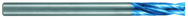 5.8mm Dia. X 110mm OAL 10XD-Carbide Drill-Flat Point -Aqua EX Coated - Industrial Tool & Supply